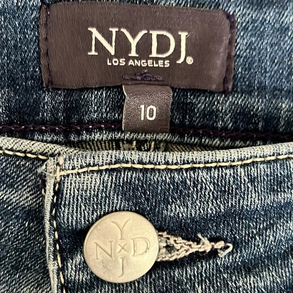NYDJ Marilyn Straight Lift & Tuck Jeans in Heyburn Wash - NEW - Size 10 - Picture 6 of 11